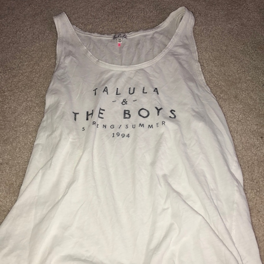 The boys tank top